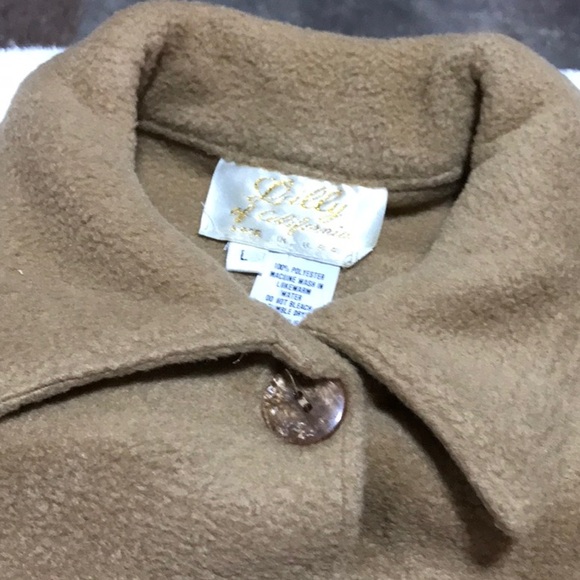 Vintage Lilly of California Fleece Cape new with tags - Picture 4 of 8